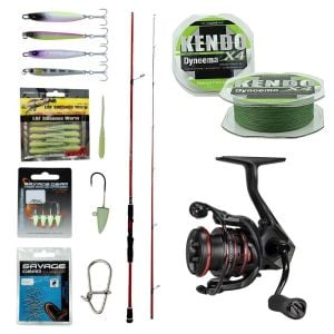 YekOutdoor Okuma Profesyonel LRF Seti Okuma Red Spin 7'6'' 228 cm 3-15 gr 2 Parça&Okuma Ceymar HD CHD-1000A 7+1BB Olta Makinesi