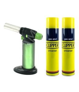 Orcamp BlowTorch – Çakmaklı - Doldurulabilir Pürmüz + 2 Adet Çakmak Gazı
