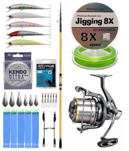 YekOutdoor Yüksek Performans Shimano Kamış Beastmaster FX Surf Tele 4,25m 200g 6pc&Okuma Flite Surf 1500AY 9+1BB Olta Makinesi