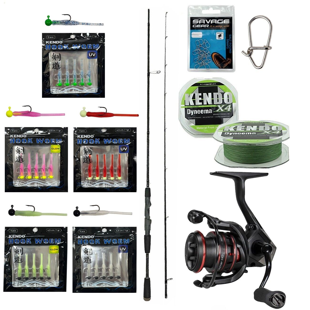 YekOutdoor HookWorm LRF Seti Okuma Epixor Ultra Light Game 213cm 1-8gr Olta Kamışı&Okuma Ceymar HD CHD-2500A 7+1BB Olta Makinesi