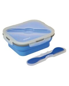 SİLİKON KATLANABİLİR TEK GÖZLÜ YEMEK SETİ