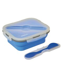 SİLİKON KATLANABİLİR TEK GÖZLÜ YEMEK SETİ