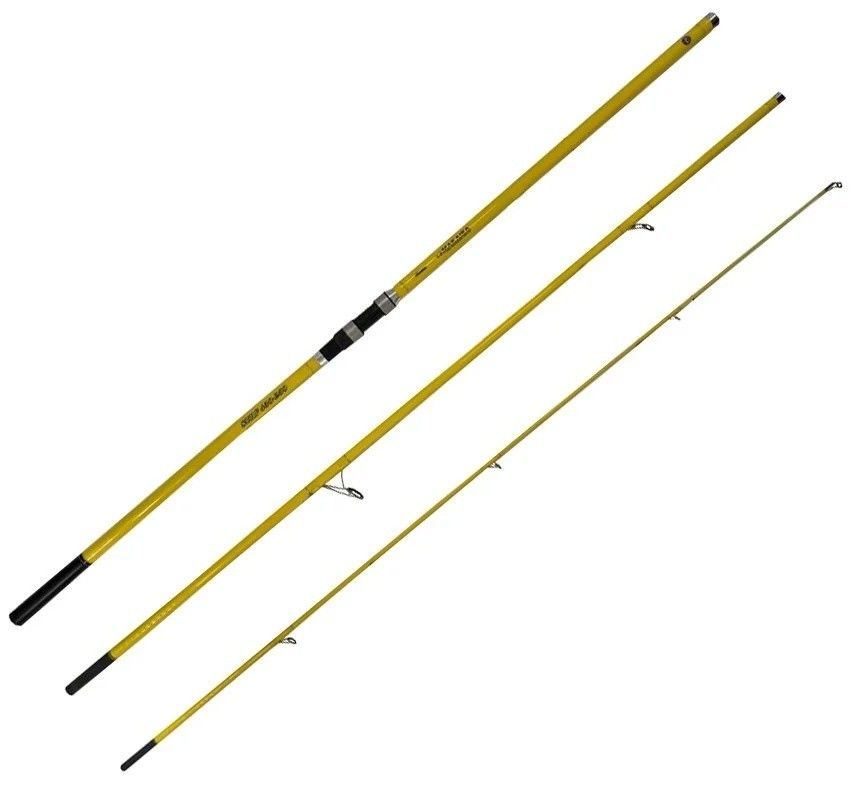 YekOutdoor Yüksek Performans Okuma Olta Seti Okuma Makaira Surf 4,50 cm 100-250 3 Parça Yellow Surf Kamışı&Savage Gear SGS8 8000 FD 8+1BB Olta Makinesi