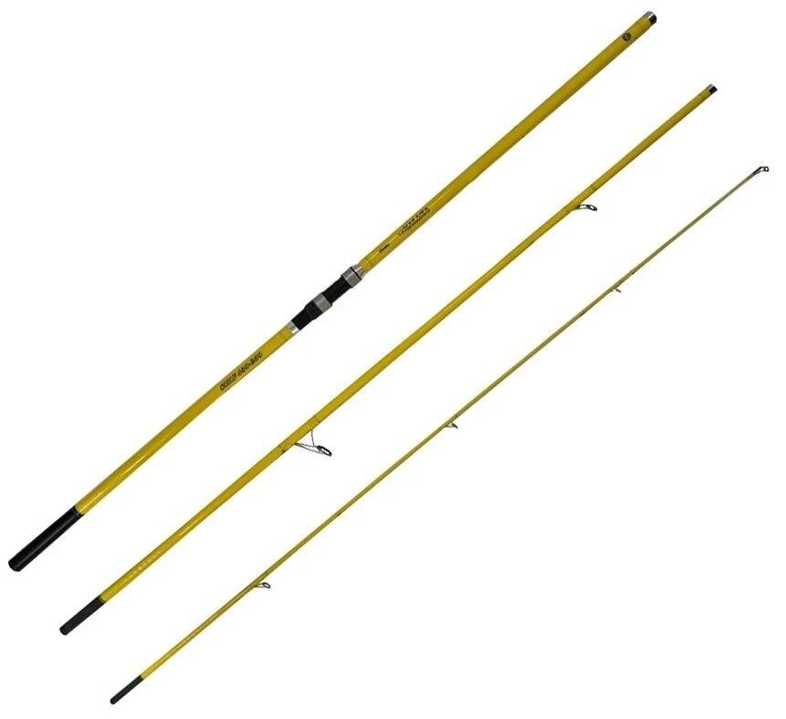 YekOutdoor Yüksek Performans Okuma Olta Seti Okuma Makaira Surf 4,50 cm 100-250 3 Parça Yellow Surf Kamışı&Savage Gear SGS8 8000 FD 8+1BB Olta Makinesi