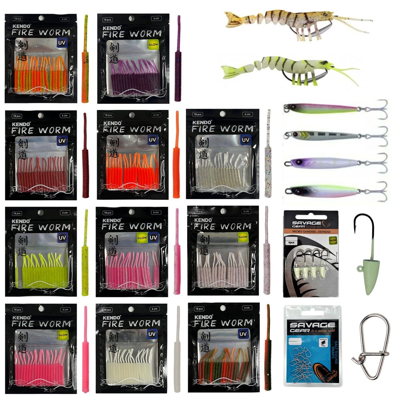 Yek Outdoor FireWorm LRF Silikon & Jig Yem Seti