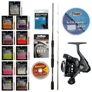 YekOutdoor FireWorm LRF Seti Okuma Wave Power 213 cm 0-8 gr Lrf Kamışı&Okuma Acuador ACU-1000A 3+1BB Olta Makinesi