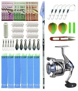 YekOutdoor Okuma Surf Kamışı Olta Seti Okuma Wave Power Tele Surf 4.20 cm Surf Kamışı&Okuma Safina Pro 8000 Olta Makinesi