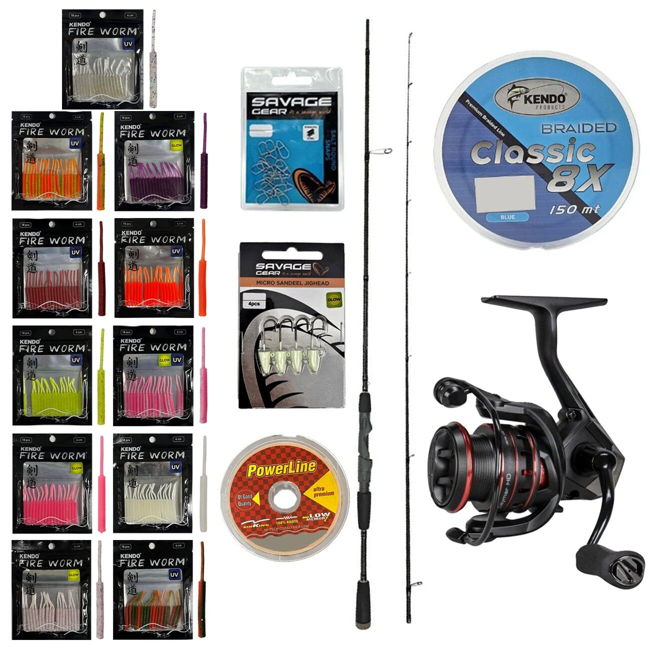 YekOutdoor FireWorm LRF Seti Okuma Epixor LRF Ultra Light Game Spin 213cm 1-8gr 2 Parça Olta Kamışı&Okuma Ceymar HD CHD-2500A 7+1BB Olta Makinesi