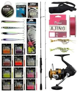 YekOutdoor ULTRA LRF Seti Savage Gear SG2 Ultra Light Game 2.13M 2-10GR &Shimano Makina FX 2000 FC