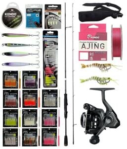 YekOutdoor ULTRA LRF Seti Savage Gear SG2 Ultra Light Game 2.13M 2-10GR &Okuma Acuador 2500A Olta Makinesi