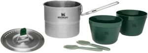 Stanley Üniseks – Yetişkin Cook Set For Two Pişirme Seti, Gri, Yükseklik: 11 Cm