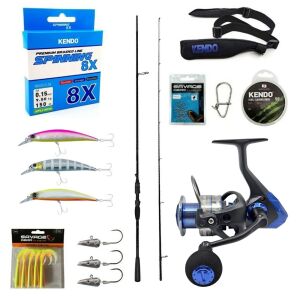 Yek Outdoor Profesyonel Okuma Spin Seti Okuma Psycho Stick Game 274cm Ex-Fast 15-40gr 2 Parça Olta Kamışı&Okuma Safina SNW-4000A Olta Makinesi