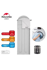 Naturehike L250 Zarf Tarzı Kapüşonlu Uyku Tulumu -10°c Mavi