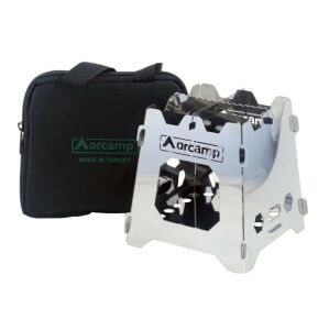 Orcamp Paslanmaz İnox Ateş Kutusu - Çantalı