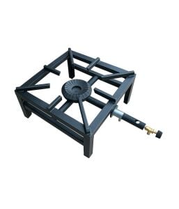 Yek Outdoor Yüksek Isılı Kare Volkan Ocak 40x40cm - Yer Ocağı