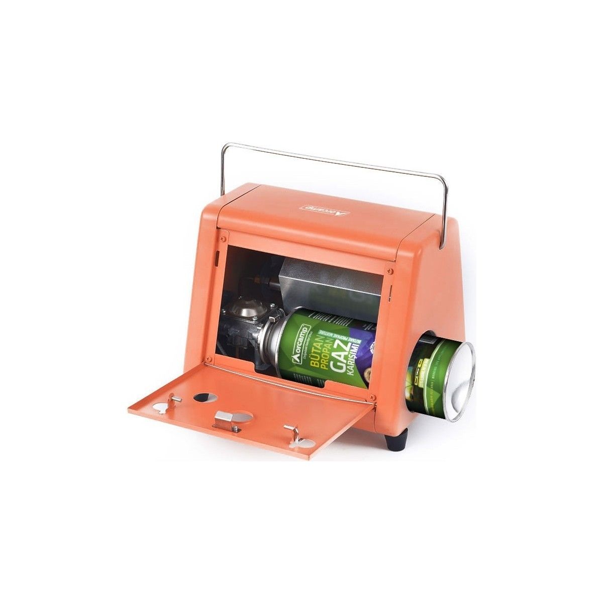 Orcamp Hota Portatif Soba Turuncu 4 Kartuşlu Set