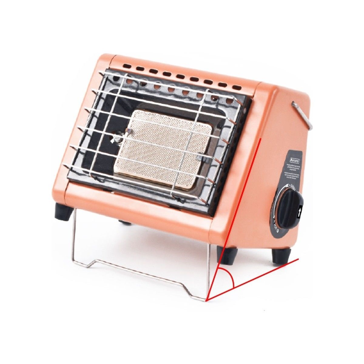 Orcamp Hota Portatif Soba Turuncu 4 Kartuşlu Set