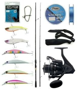 Yek Outdoor Spin Olta Seti Kendo Kenshi Pro 2.65m 10-35gr Olta Kamışı&Okuma Wave Power 3000A Olta Makinesi