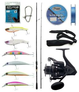 Yek Outdoor Spin Olta Seti Kendo Kenshi Pro 2.65m 10-35gr Olta Kamışı&Okuma Wave Power 4000A Olta Makinesi