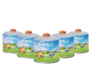 NURGAZ 450 GR VİDALI KARTUŞ 5' Lİ SET