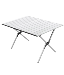 Yek Outdoor Portatif Alüminyum Kamp Masası Gri 60x82x48cm