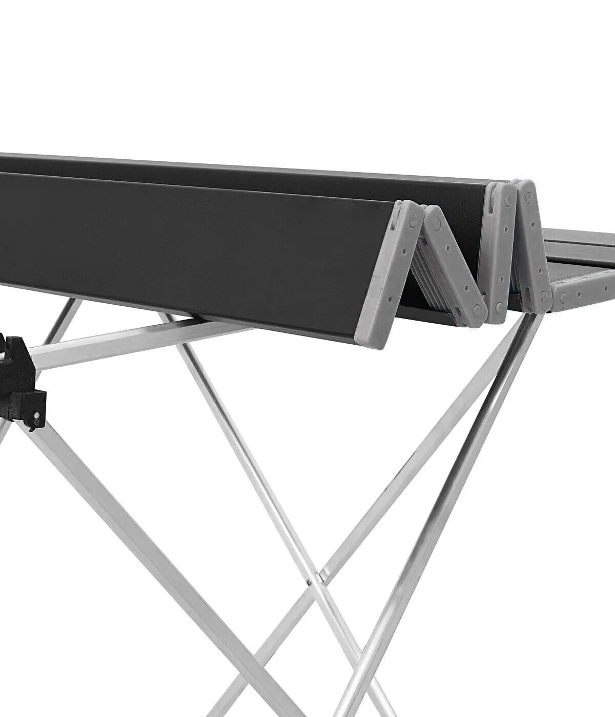 Yek Outdoor Portatif Alüminyum Katlanır Eko Kamp Masası Küçük 56x40x45cm Siyah