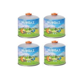 Nurgaz 450 Gr Vidalı Kartuş Ng 201-V Tüp 4Lü Set