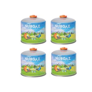 Nurgaz 450 Gr Vidalı Kartuş Ng 201-V Tüp 4Lü Set