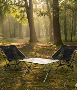 Yek Outdoor 2 Kişilik Alüminyum Kamp Masası ve Sandalye Seti