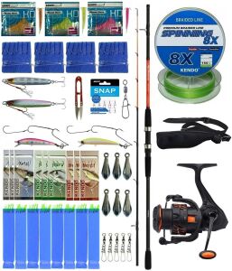 Yek Outdoor Hazır Tekne Oltası Seti Shimano Kamış Sonora Boat Quiver 2,10m 50-150g 2pc&Savage Gear Orange LTD 4000 FD Olta Makinesi