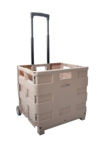 KATLANIR TEKERLEKLİ KAMP KASASI KAHVERENGİ