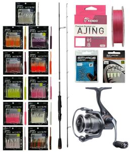 YekOutdoor ULTRA LRF Seti Savage Gear SG2 Ultra Light Game 2.13M 2-10GR &Savage Gear Fazor 1000 Olta Makinesi