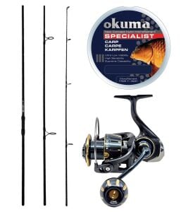 Yek Outdoor Profesyonel Göl | Sazan Olta Seti Kendo Carp 3.60cm Olta Kamışı&Kendo Blue Bass GQ7000 5+1BB Olta Makinesi