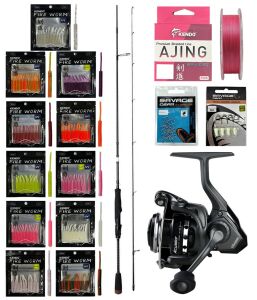 YekOutdoor ULTRA LRF Seti Savage Gear SG2 Ultra Light Game 2.13M 2-10GR &Okuma Acuador ACU-1000A Olta Makinesi