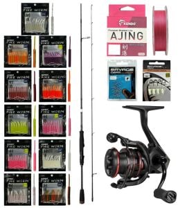 YekOutdoor ULTRA LRF Seti Savage Gear SG2 Ultra Light Game 2.13M 2-10GR &Okuma Ceymar CHD-1000A Olta Makinesi