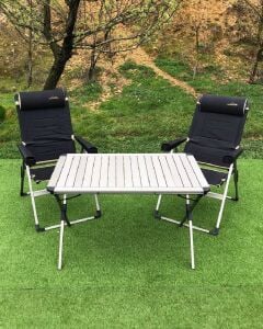 XXL MASA + 2 LÜX SANDALYE SET