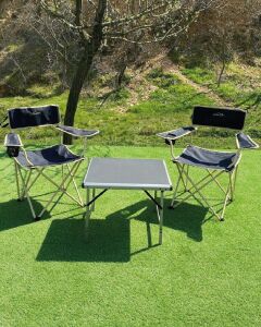 CAMPOUT KÜÇÜK MDF +2 SANDALYE SET