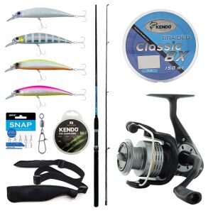 Yek Outdoor Hazır Spin Oltası Seti Okuma G-Power Spin 270cm 7-35 gr 2 Parça Spin Kamışı& Okuma Revenger RV-40 Olta Makinesi