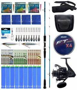 Yek Outdoor Hazır Tekne Oltası Seti Shimano Kamış Alivio Boat Quiver 2,10m 50-150g 2pc&Okuma Wave Power WP-6000A1 Olta Makinesi