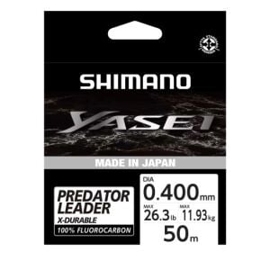 Shimano Misina Yasei Fluoro Leader 50m 0.40mm 11.93kg Grey