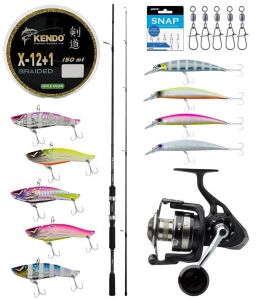 Yek Outdoor Pro Spin Seti Shimano Kamış FX XT Spinning Moderate Fast 2,40m 14-40g 2pc&Savage Gear SGS8 4000 FD 8+1BB Olta Makinesi