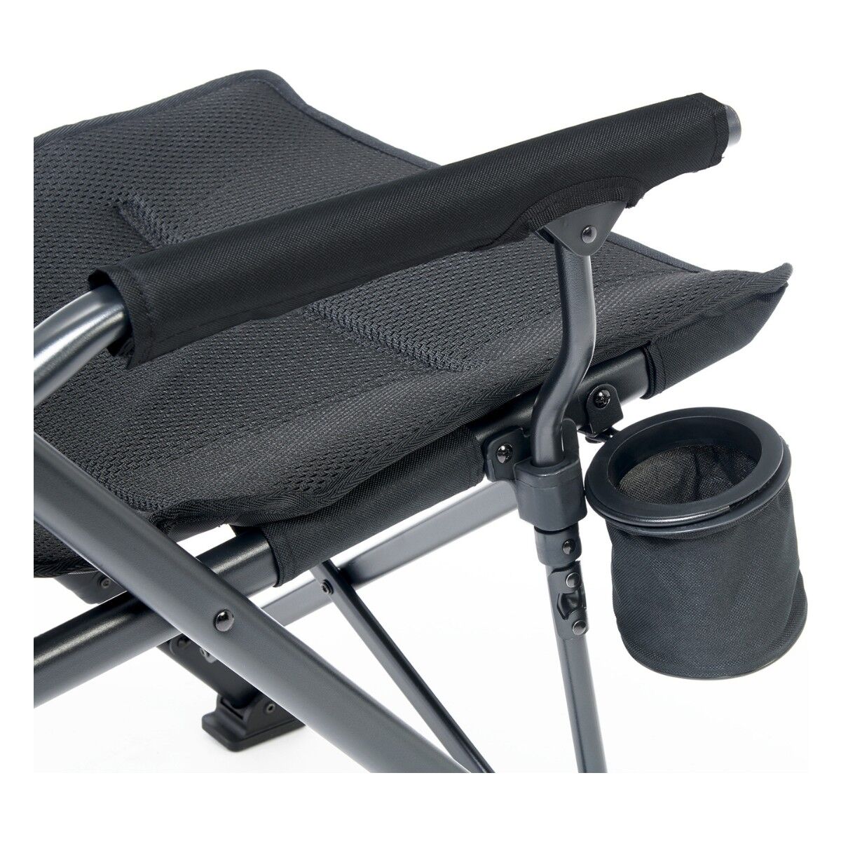 Roxy Comfort+ Black Edition Yüksek Konforlu Katlanır Kamp Sandalyesi