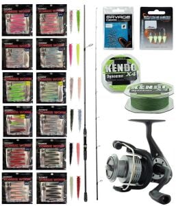 YekOutdoor Silikonlu LRF Seti Okuma Wave Up Spin 165cm 3-14gr 2 Parça Olta Kamışı&Okuma Revenger RV-25 FD Olta Makinesi