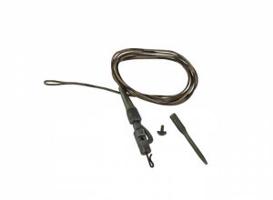 Prologıc Safetly Clip QC Swivel Hollow Leader 80cm 45lbs 3 Adet