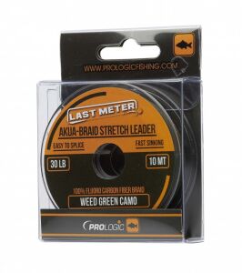 Prologıc Akua-Braid Leader 10 m 30 LBS Camo Green