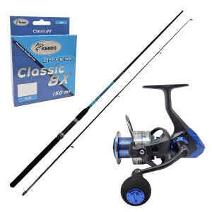 YekOutdoor Okuma Spin Olta Seti Okuma G-Power Spin 8' 240cm 15-40 gr 2 Parça Spin Kamışı&Okuma Safina SW-X SNW-4000A 4+1BB Olta Makinesi