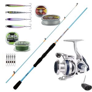 YekOutdoor Okuma Profesyonel LRF Seti Okuma Fuel Spin 213 cm 0-8 gr Lrf Kamışı&Okuma ARIA-1000a Painting Silver 1BB Olta Makinesi