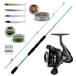 YekOutdoor Okuma Profesyonel LRF Seti Okuma Fuel Spin 213 cm 0-8 gr Lrf Kamışı&Okuma Acuador ACU-3000A 3+1BB Olta Makinesi