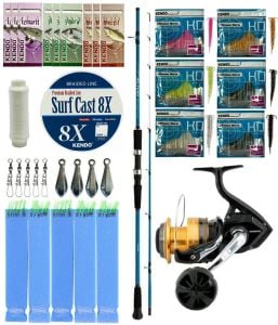 Yek Outdoor Hazır Tekne Oltası Seti Shimano Kamış Alivio Boat Quiver 1,80m 50-150g 2pc&Shimano Makina Socorro 6000 SW