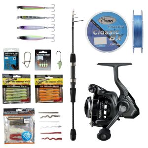 YekOutdoor LRF Olta Seti Okuma Teleskopik Lrf 210cm 1-8 gr Lrf Kamışı&Okuma Acuador ACU-1000A 3+1BB Olta Makinesi